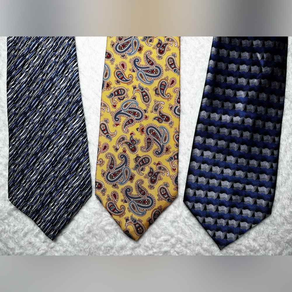 Bundle of 3 100% Silk Ties